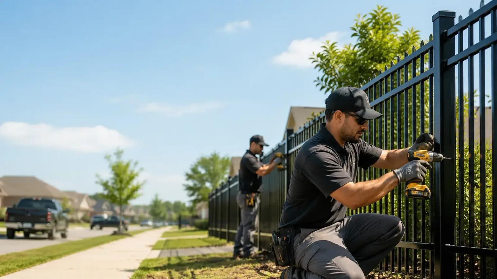 Metal Fence Installation in Latham, OH